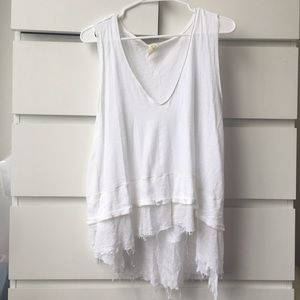 Distressed Free People Tank